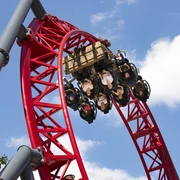 Achterbahn Dynamite im Freizeitpark Plohn