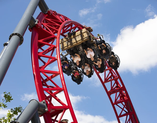 Achterbahn Dynamite im Freizeitpark Plohn