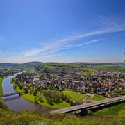 Blick auf Bodenwerder vom Bismarckturm
