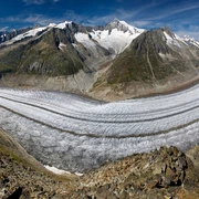 Wanderung vom Eggishorn via Märjelensee zur Fiescheralp