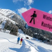 Bestens beschilderte Winterwanderwege