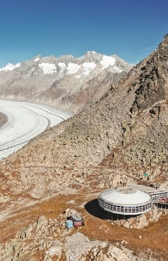 Herbstwanderung am Grossen Aletschgletscher