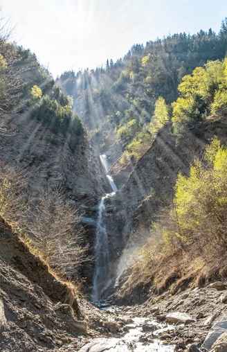 Tunetschgraben zwischen Termen und Mörel