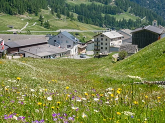 Blick nach Simplon Dorf