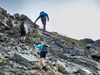 Alpinroute auf das Glishorn