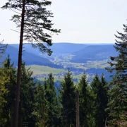 Ausblick Richtung Baiersbronn vom Standort Blockhüttenwegle