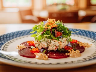 Fischtatar im Forellenhof Buhlbach