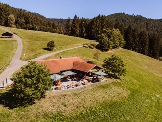 Sackmanns Panoramahütte in Schwarzenberg