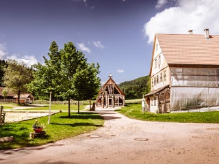Kulturpark Glashütte Buhlbach - Blick auf den ehemaligen Gasthof Löwen