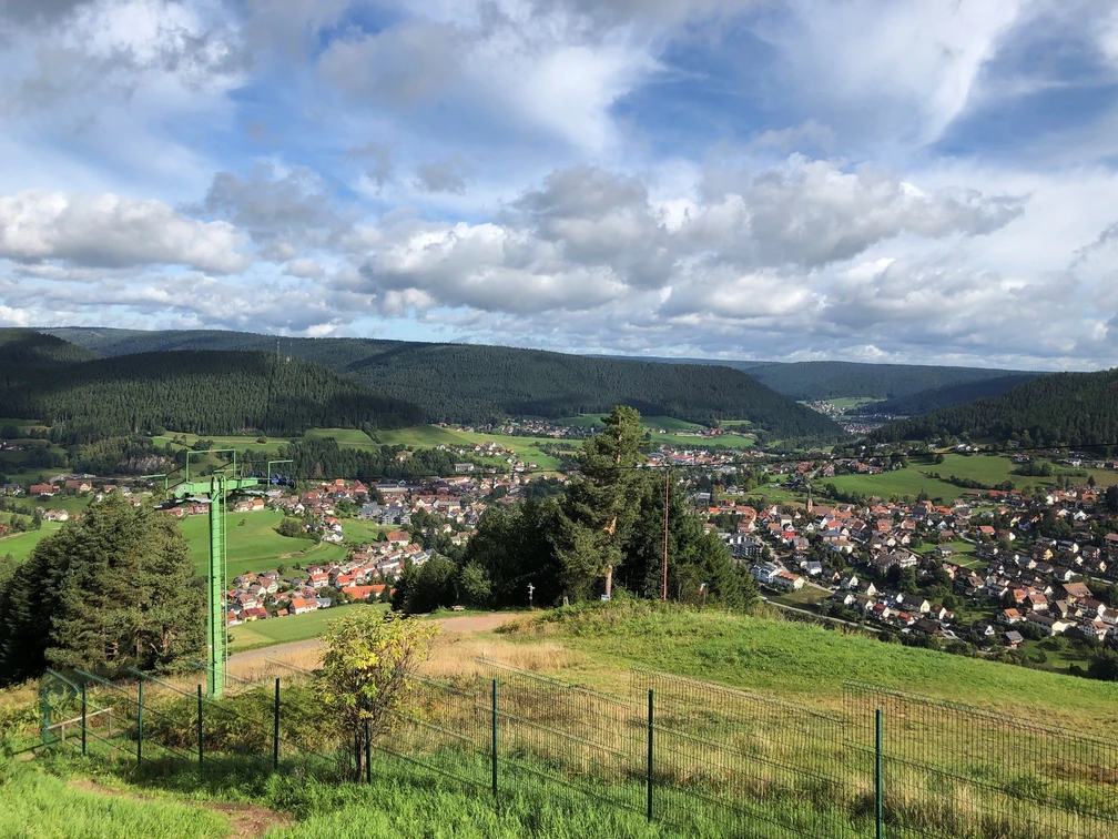 Aussicht vom Baiersbronner Hausberg Stöckerkopf