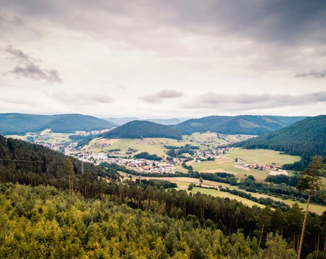Ausblick von der Zimmerplatzhütte