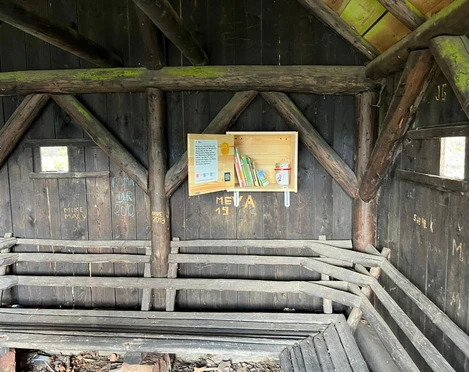 Bücherkiste in der Walterhütte Obertal