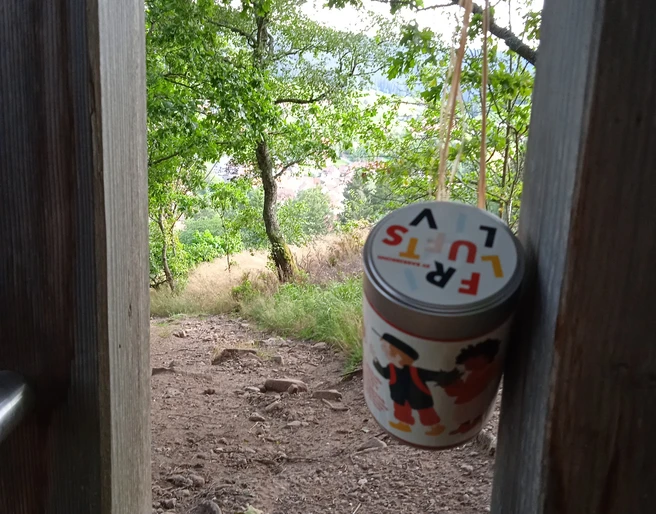 Gipfeldose an der Sommerseite