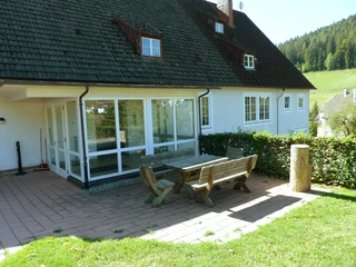 Terrasse des Haus des Gastes in Tonbach