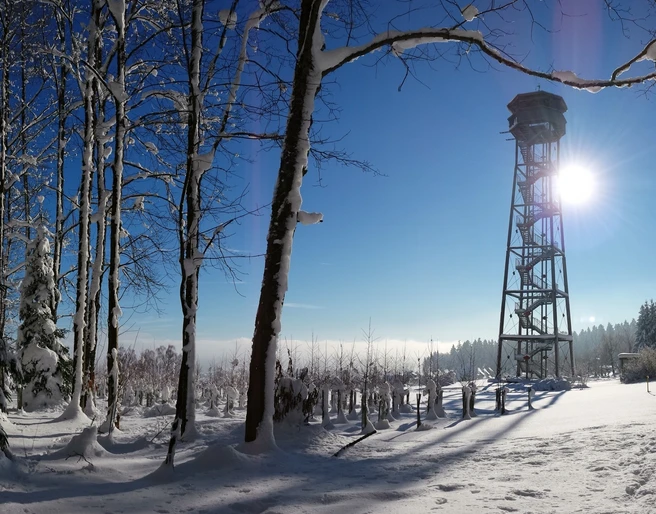 Der Vogteiturm im Winter