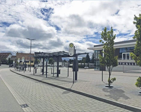 ZOB + Parkplatz Sporthalle und Festhalle Pfalzgrafenweiler