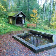 Wassertretanlage am Löwenbrunnen