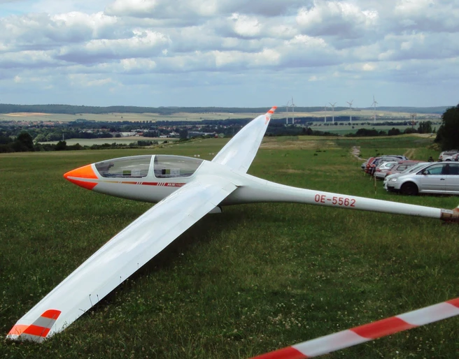 Segelflieger auf dem Flugplatz Schäferstuhl in Salzgitter-Gitter