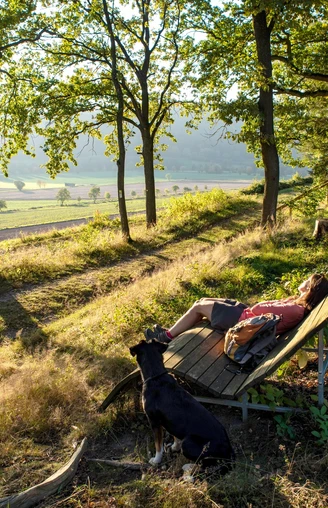 Wanderrast auf der Qualitätstour Lunauborn
