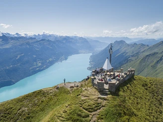 Unbeschreiblich die Aussicht vom höchsten Punkt des Brienzer Rothorns