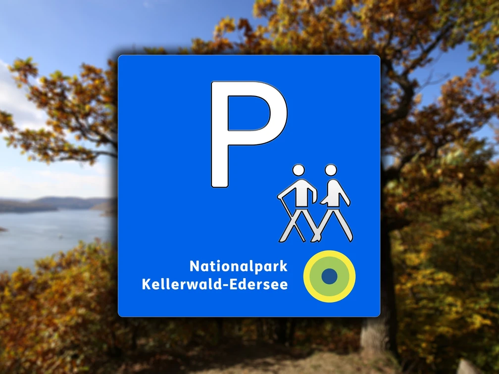 Wanderparkplatz Nationalpark Kellerwald-Edersee Logo