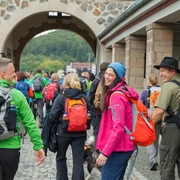 Auch 2018 geht es über die Talsperre