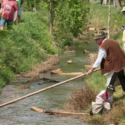 Schauflößen des Flößerverein Muldenberg e. V.