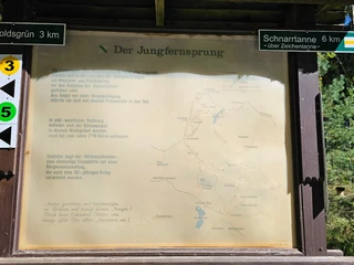 Jungfernsprung im Zinsbachtal bei Grünheide