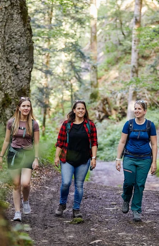 Lauschige Wälder spenden Schatten an heissen Sommertagen.