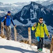 Rigi Schneeschuh-Tour mit Freunden