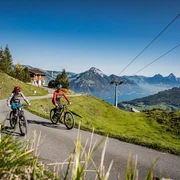 Aufstieg Richtung Stockhütte, Blick auf den Vierwaldstättersee