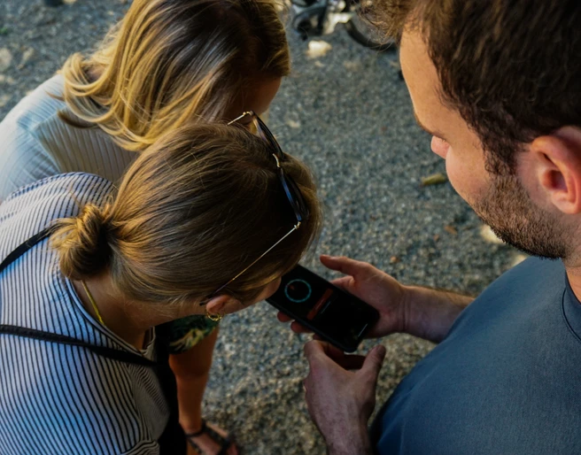 Smartphone scavenger hunt