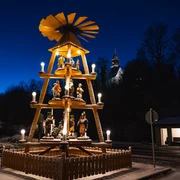 Ortspyramide in Gornsdorf