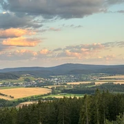 Blick auf Crottendorf/Fichtelberg