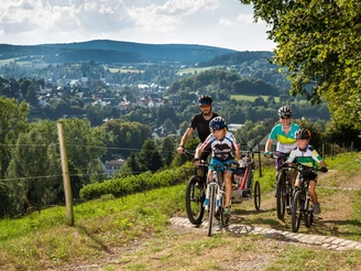 Radregion Erzgebirge - Radtouren mit der Familie