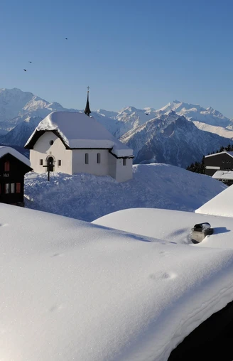 Winterwanderung von der Bettmeralp via Bettmersee, Gopplerlücke zur Riederalp