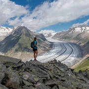 Alpine Wanderung UNESCO-Höhenweg vom Bettmerhorn zum Eggishorn
