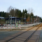 Bahnhaltestelle Floßplatz Muldenberg