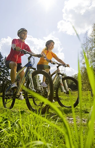 Auf dem Göltzschtal-Radweg