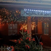 Glühweinhütte im Kulturpark Oberau