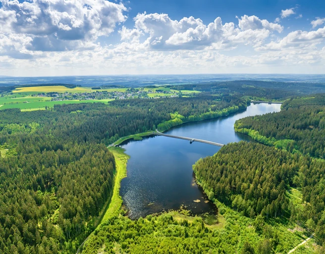 Talsperre Werda - Geigenbachtalsperre