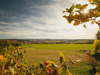 Blick vom Bismarckturm Schneeberg