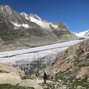 Rundwanderung von der Fiescheralp durch den Tälligrattunel zur Märjela und zum Gletscherrand