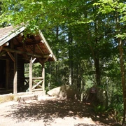 Wasserfallhütte im Sankenbachtal