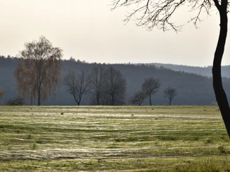 Landschaft entlang des Wanderwegs Landschaft entlang des Wanderwegs