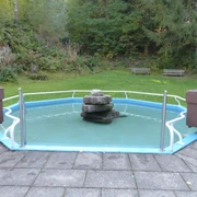 Wassertretstelle im Kurgarten Obertal