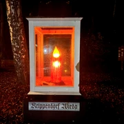 Kerze Krippenweihnacht