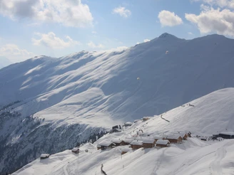 Die verschneite Belalp
