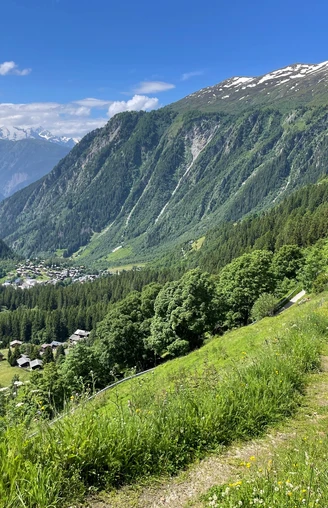 Blatten -Egga, mit Blick auf Blatten