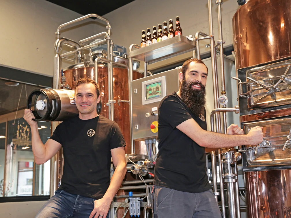 Die Inhaber Gregor Felder und Simon Indermühle